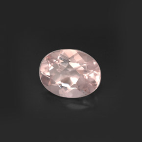Morganita rosa natural 1,58ct, corte oval, VVS-VS
