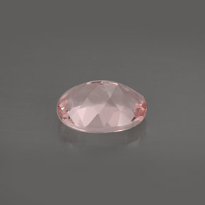 Morganita rosa natural 1,56ct, corte oval, VVS