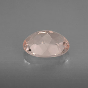 Morganita rosa natural 1,48ct, corte oval, VVS