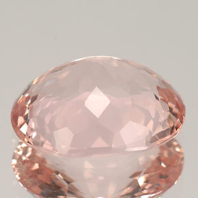 Morganita rosa natural 3,06ct, corte oval, VVS