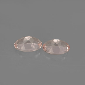 Pedras preciosas de morganita rosa natural de  ct, corte oval, VVS