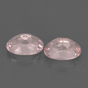 Pedras preciosas de morganita rosa natural de  ct, corte oval, VVS