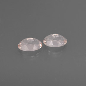 Pedras preciosas de morganita rosa natural de  ct, corte oval, VVS