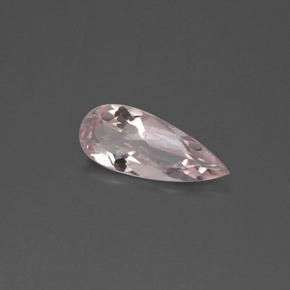 Morganita rosa natural 0,65ct, formato de pêra, VS