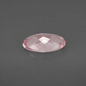 Morganita rosa natural 1,56ct, corte oval, VS