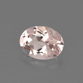 Morganita Luz rosa Natural 1.14ct, Corte Oval, VVS-VS