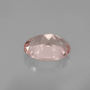 Morganita rosa natural 1,12ct, corte oval, VVS