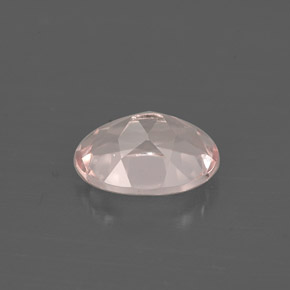 Morganita rosa natural 1,12ct, corte oval, VVS