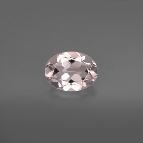 Morganita rosa natural 1,02ct, corte oval, VVS