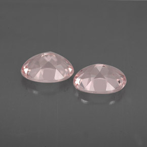 Pedras preciosas de morganita rosa natural de  ct, corte oval, VVS-VS