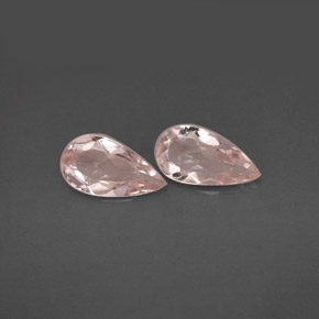 Pedras preciosas de morganita rosa natural de  ct, formato de pêra, VVS