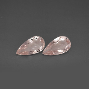 Pedras preciosas de morganita rosa natural de  ct, formato de pêra, VVS