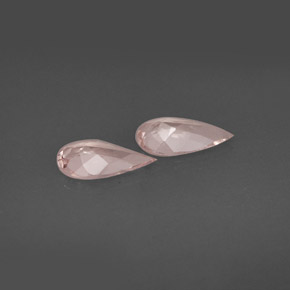 Pedras preciosas de morganita rosa natural de  ct, formato de pêra, VVS