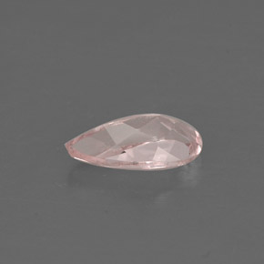 Morganita rosa natural 0,62ct, formato de pêra, VVS