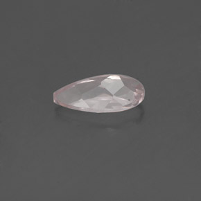 Morganita rosa natural 0,66ct, formato de pêra, VVS