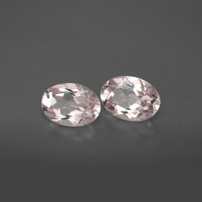 Pedras preciosas de morganita rosa natural de  ct, corte oval, VVS-VS