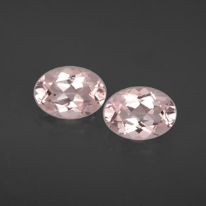 Pedras preciosas de morganita rosa natural de  ct, corte oval, VVS-VS