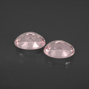 Pedras preciosas de morganita rosa natural de  ct, corte oval, VVS-VS