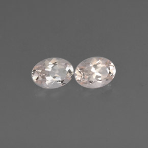 Pedras preciosas de morganita rosa natural de  ct, corte oval, VVS-VS