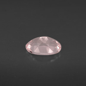 Morganita rosa natural 0,66ct, corte oval, VVS
