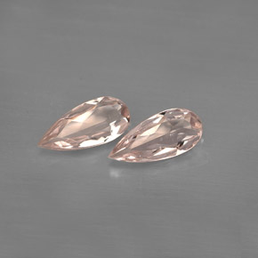 Pedras preciosas de morganita rosa natural de  ct, formato de pêra, VVS