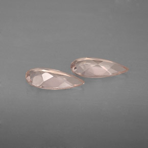 Pedras preciosas de morganita rosa natural de  ct, formato de pêra, VVS