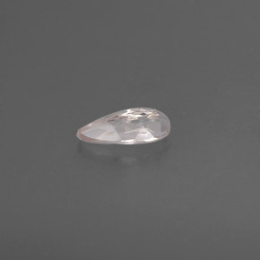 Morganita rosa natural 0,76ct, formato de pêra, VVS