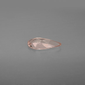 Morganita rosa natural 0,59ct, formato de pêra, VVS