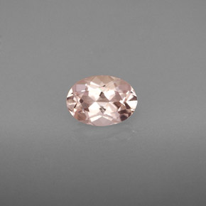 Morganita rosa natural 0,76ct, corte oval, VVS-VS