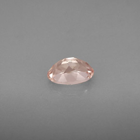 Morganita rosa natural 0,76ct, corte oval, VVS-VS