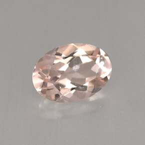 Morganita rosa natural 0,71ct, corte oval, VVS-VS