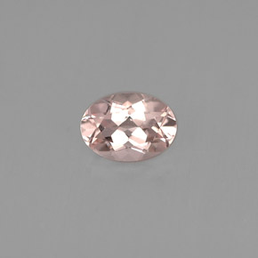 Morganita rosa natural 0,73ct, corte oval, VVS-VS