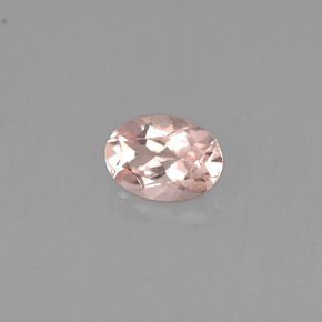 Morganita rosa natural 0,73ct, corte oval, VVS-VS