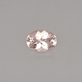Morganita rosa natural 0,73ct, corte oval, VVS-VS
