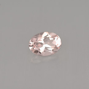 Morganita rosa natural 0,73ct, corte oval, VVS-VS