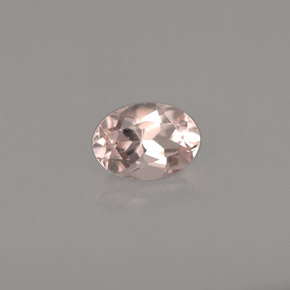 Morganita rosa natural 0,76ct, corte oval, VVS-VS
