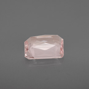 Morganita rosa natural 2,18ct, corte esmeralda, VVS-VS