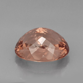 Morganita rosa natural 21,91ct, corte oval, VVS-VS