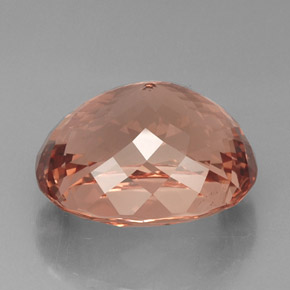 Morganita Salmão Natural 38.50ct, Corte Oval, VVS