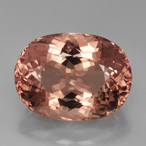 Morganita rosa natural 40,85ct, corte oval, VVS