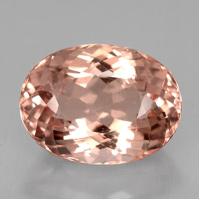 Morganita rosa natural 6,32ct, corte oval, VS