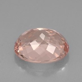 Morganita rosa natural 3,77ct, corte oval, VVS-VS