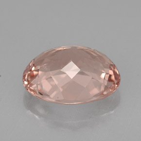 Morganita rosa natural 3,98ct, corte oval, VVS-VS
