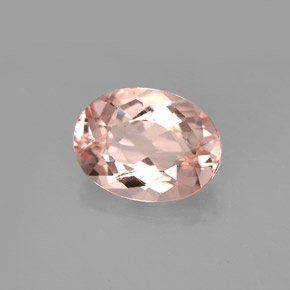 Morganita Luz rosa Natural 3.57ct, Corte Oval, VVS
