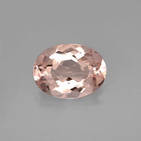 Morganita Luz rosa Natural 3.57ct, Corte Oval, VVS