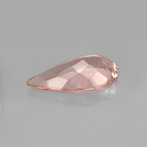 Morganita rosa natural 3,09ct, formato de pêra, VVS