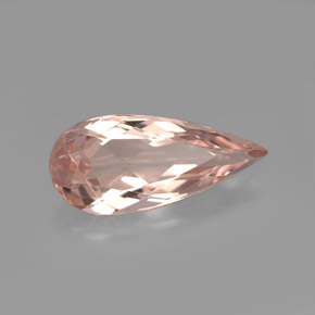 Morganita Luz rosa Natural 3.16ct, Formato de pêra, VVS-VS