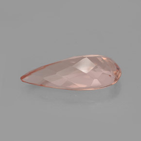 Morganita Luz rosa Natural 3.16ct, Formato de pêra, VVS-VS
