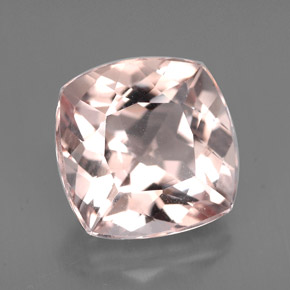 Morganita rosa natural 4,26ct, almofada cortada, VVS
