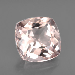 Morganita rosa natural 4,26ct, almofada cortada, VVS